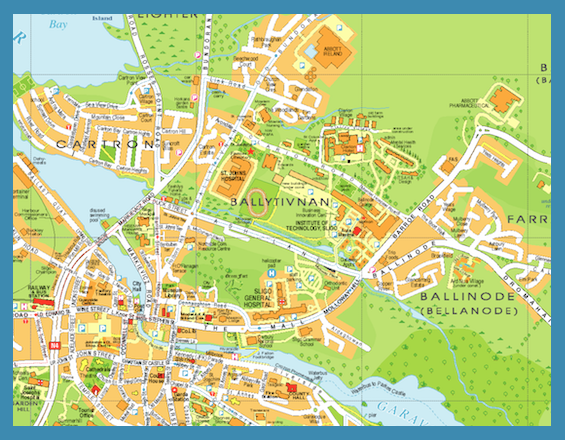 Native Speaker Ltd; This Map is of the Town Centre